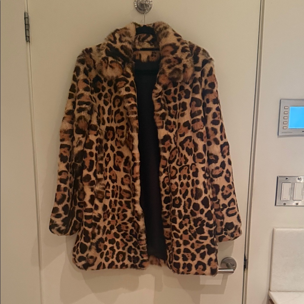 RtA Animal Print Teddy Jacket